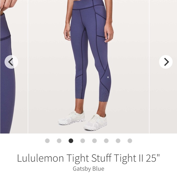 lululemon athletica Pants - Lululemon Tight Stuff Tight II in Gatsby Blue